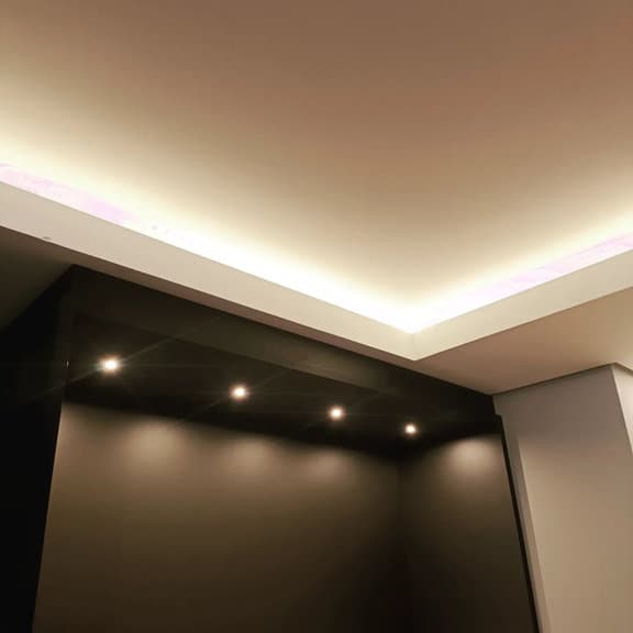Sanca com LED embutido